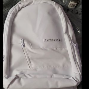 Alphalete White Backpack-LIKE NEW